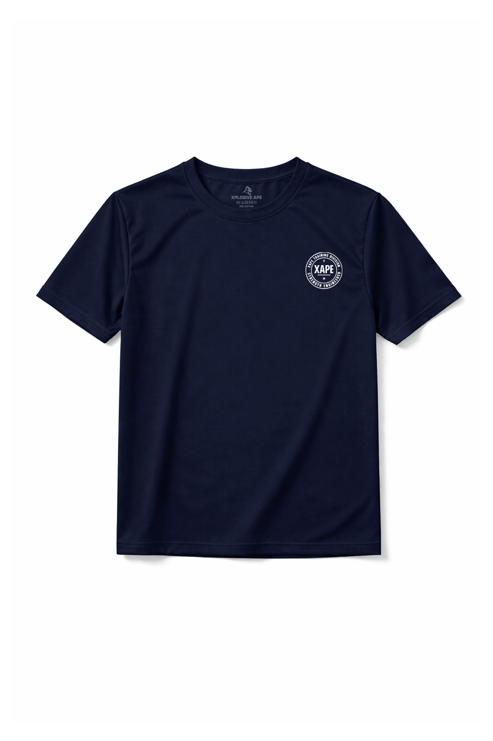 XAPE Classic Badge Logo X Tech Tee - Navy