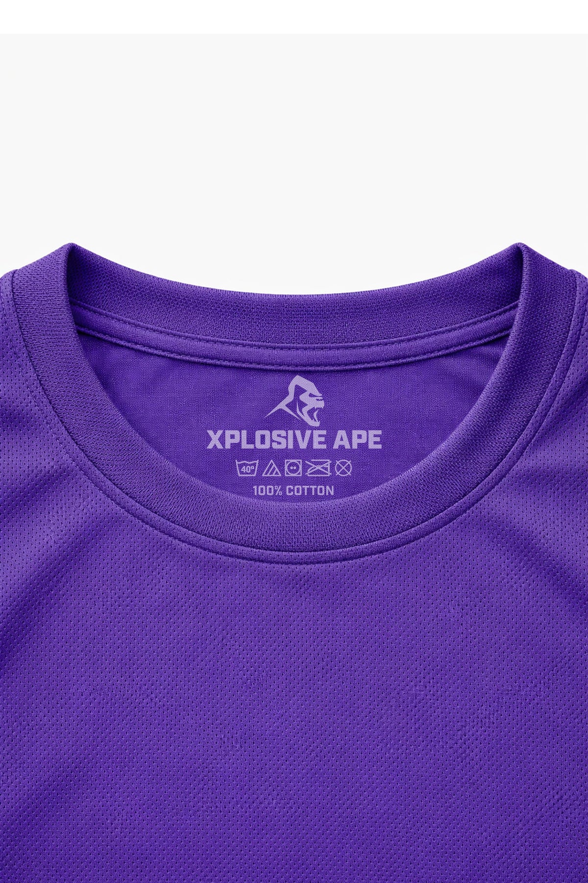 XAPE Classic Badge Logo X Tech Tee - Purple