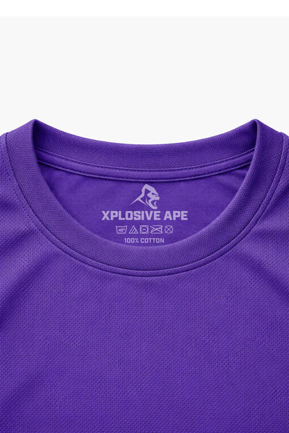 XAPE Classic Badge Logo X Tech Tee - Purple
