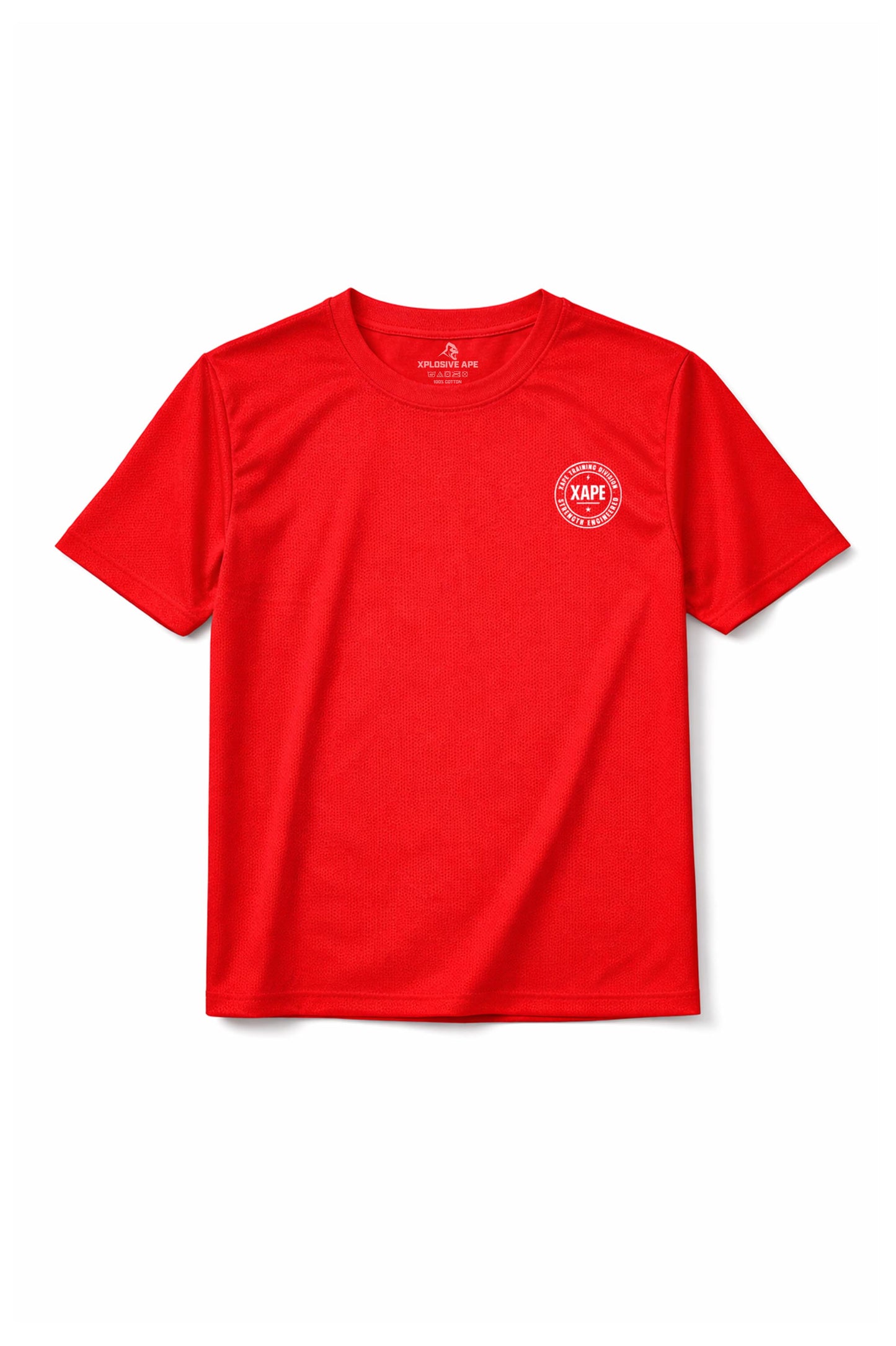 XAPE Classic Badge Logo X Tech Tee - Red