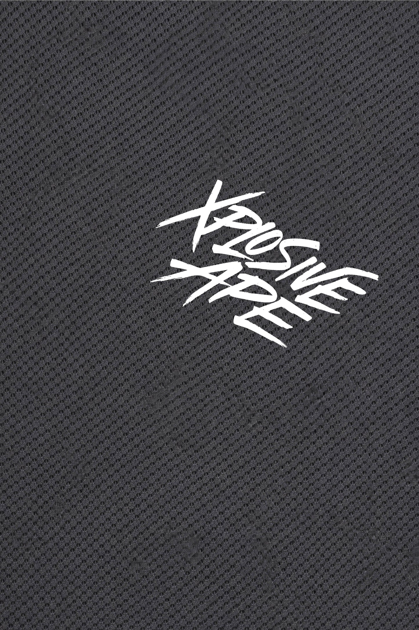 XAPE Classic Brush Script X Tech Tee - Charcoal
