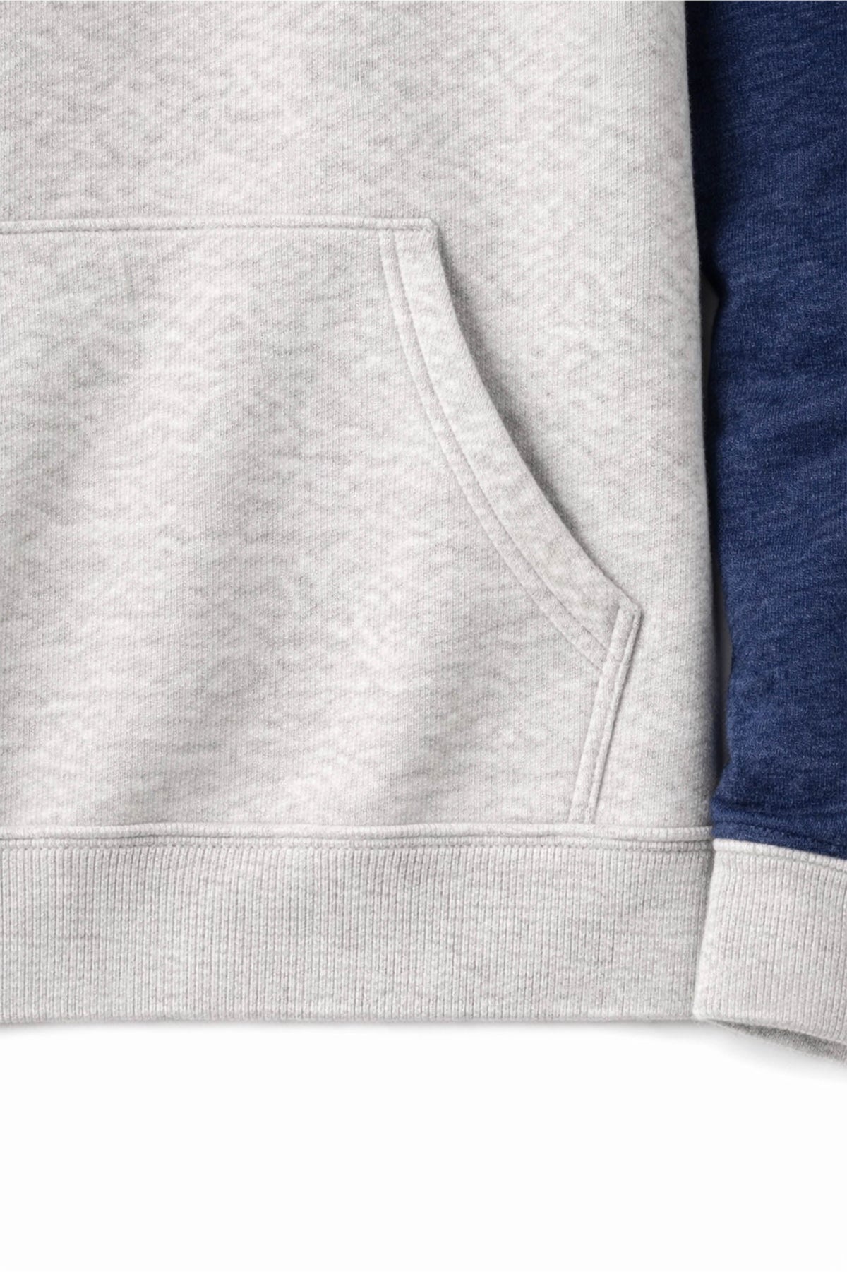 XAPE Classic Raglan Hoodie - Oatmeal Heather/Indigo