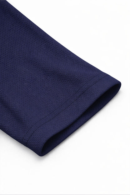 XAPE Classic Stencil Logo X Tech Tee - Navy