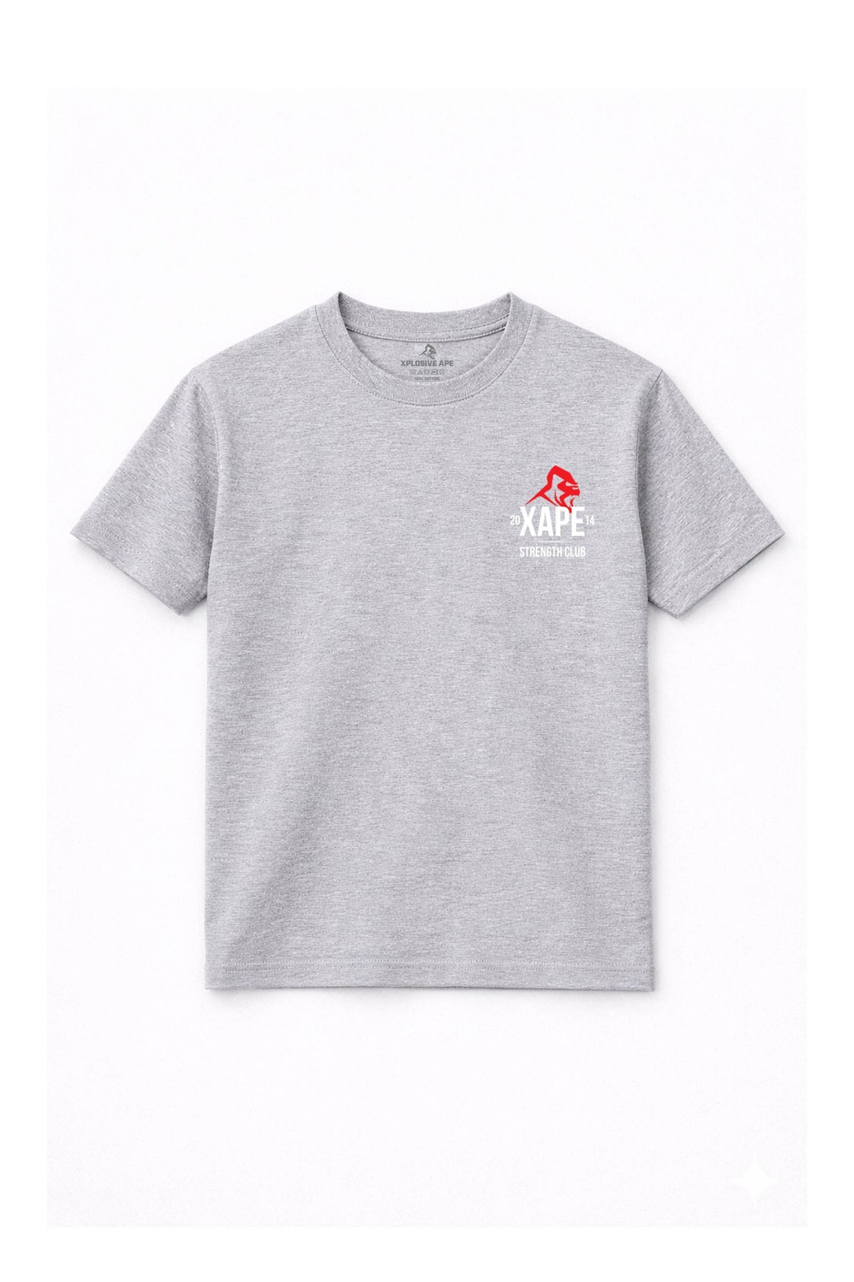 XAPE Classic Strength Club Tee - Sports Grey