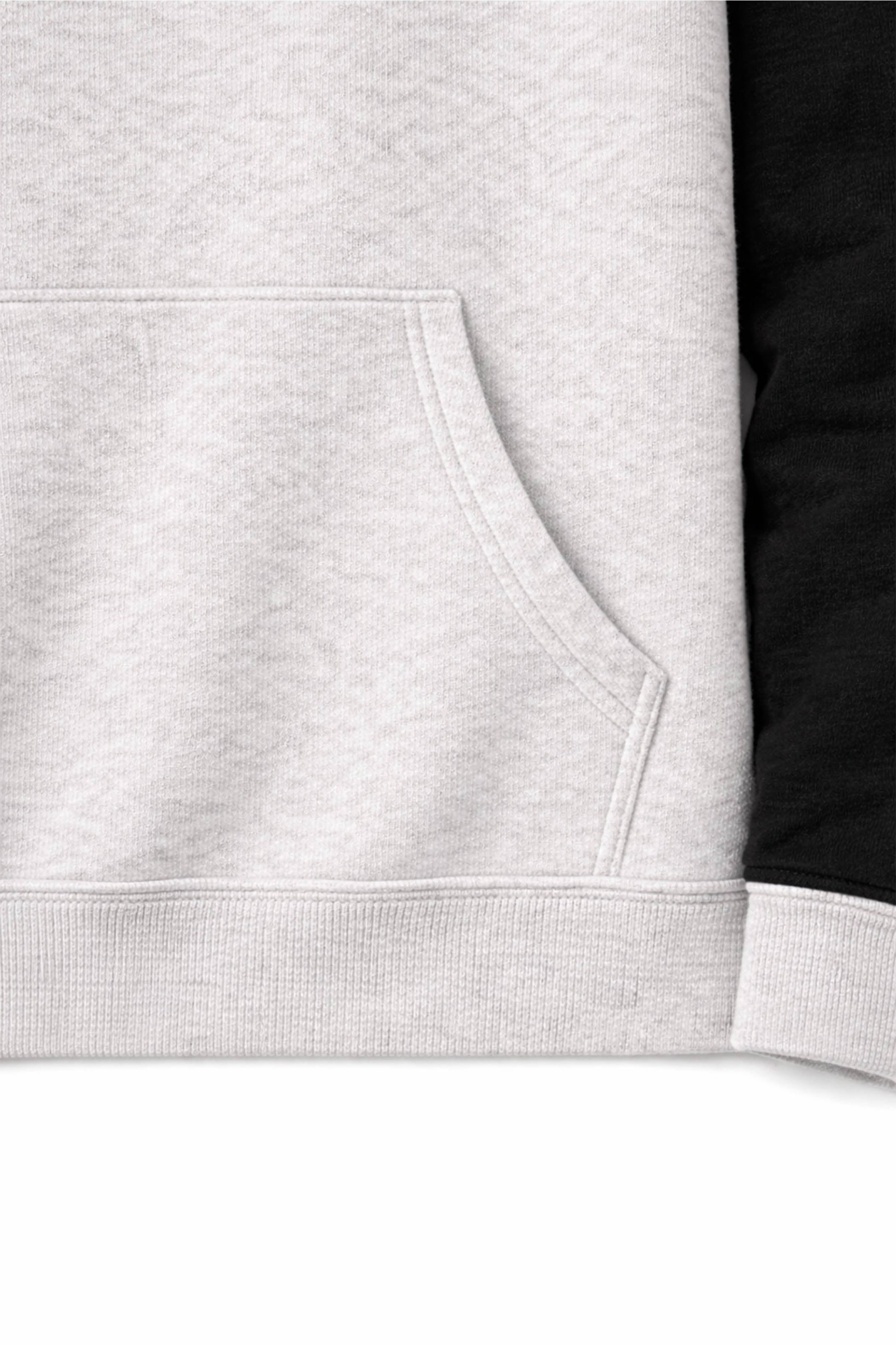 XAPE Collegiate Raglan Hoodie - Oatmeal Heather/Black