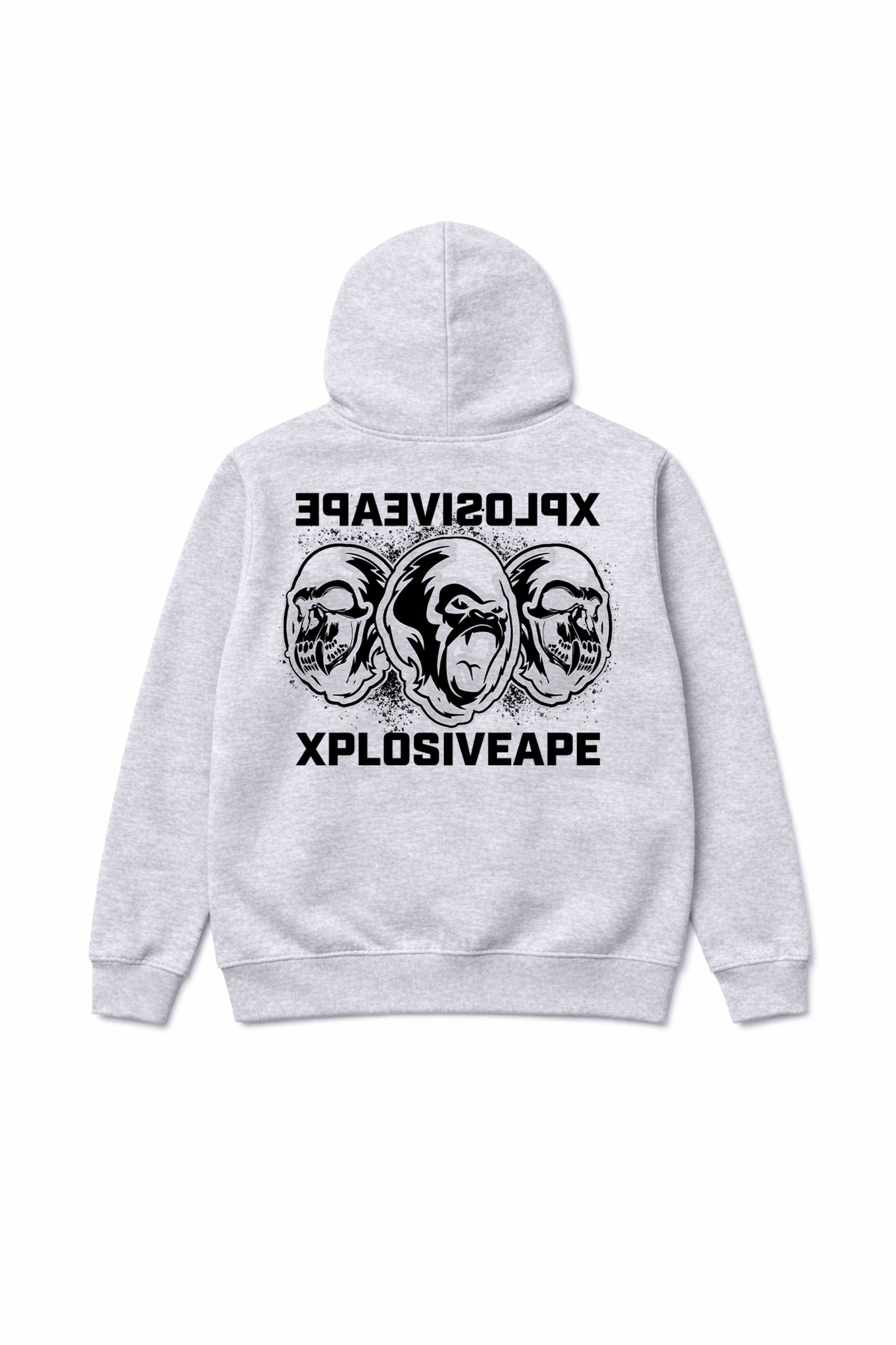 XAPE De-Evolve Hoodie - Heather Grey