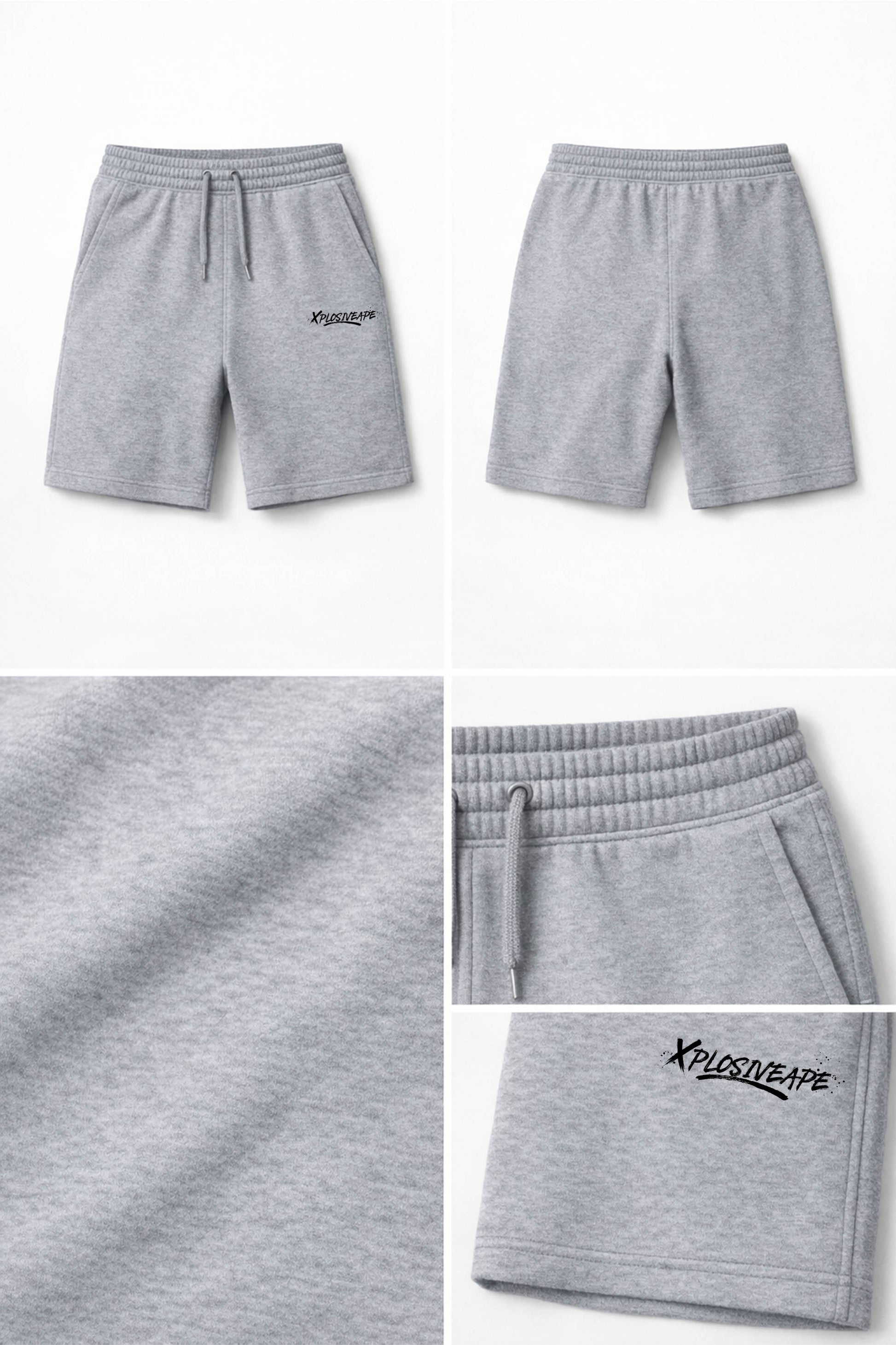 XAPE Desolate V2 Shorts - Sports Grey