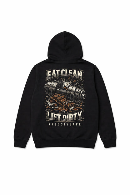 XAPE Lift Dirty String Hoodie - Black