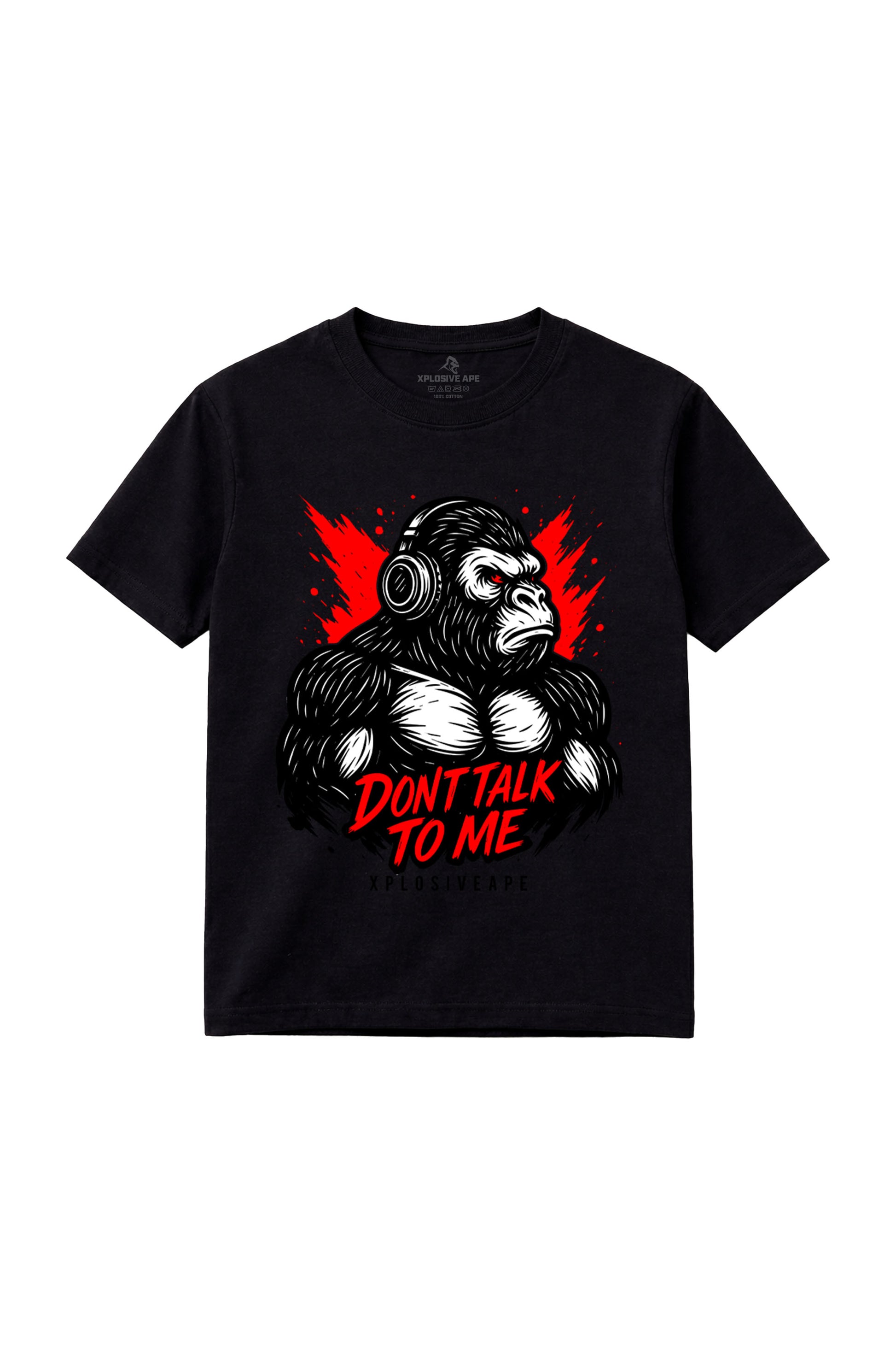 XAPE Don't Talk To Me V3 Tee - Black