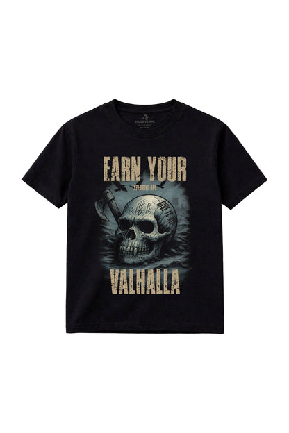 XAPE Earn Your Valhalla Tee - Black