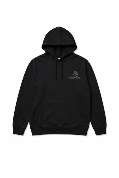 XAPE Earned Not Given String Hoodie - Black