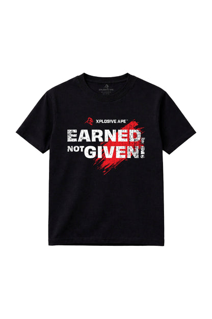 XAPE Earned Tee - Black
