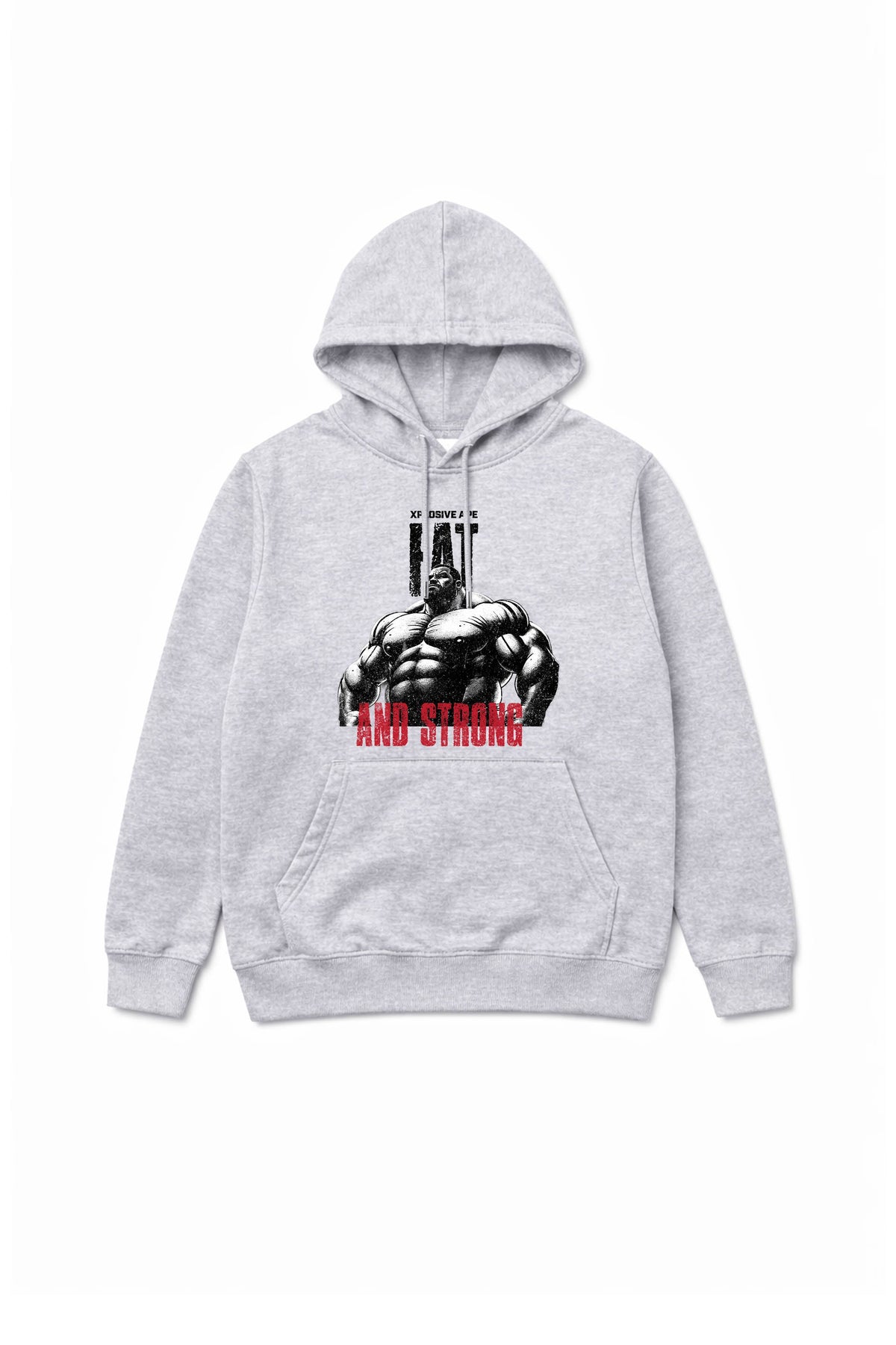 XAPE Fat And Strong V3 String Hoodie - Sports Grey