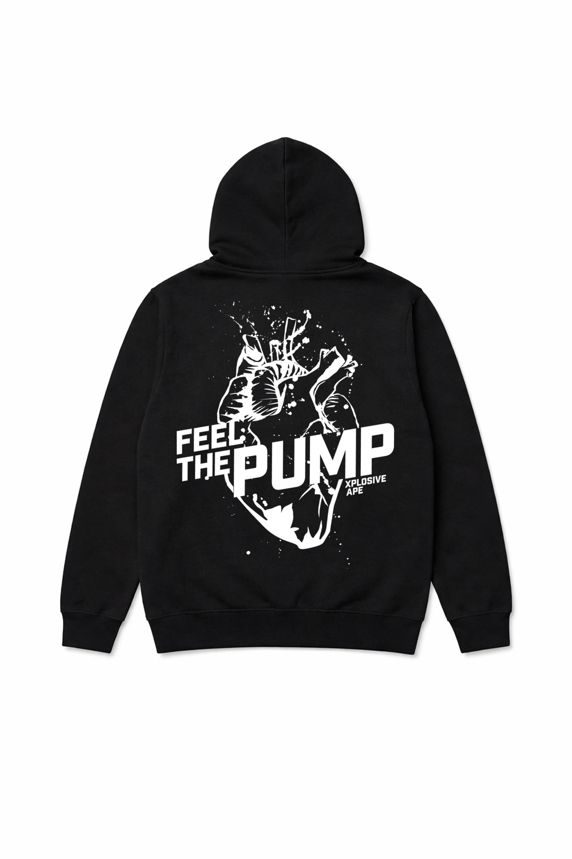 XAPE Feel The Pump Hoodie - Black