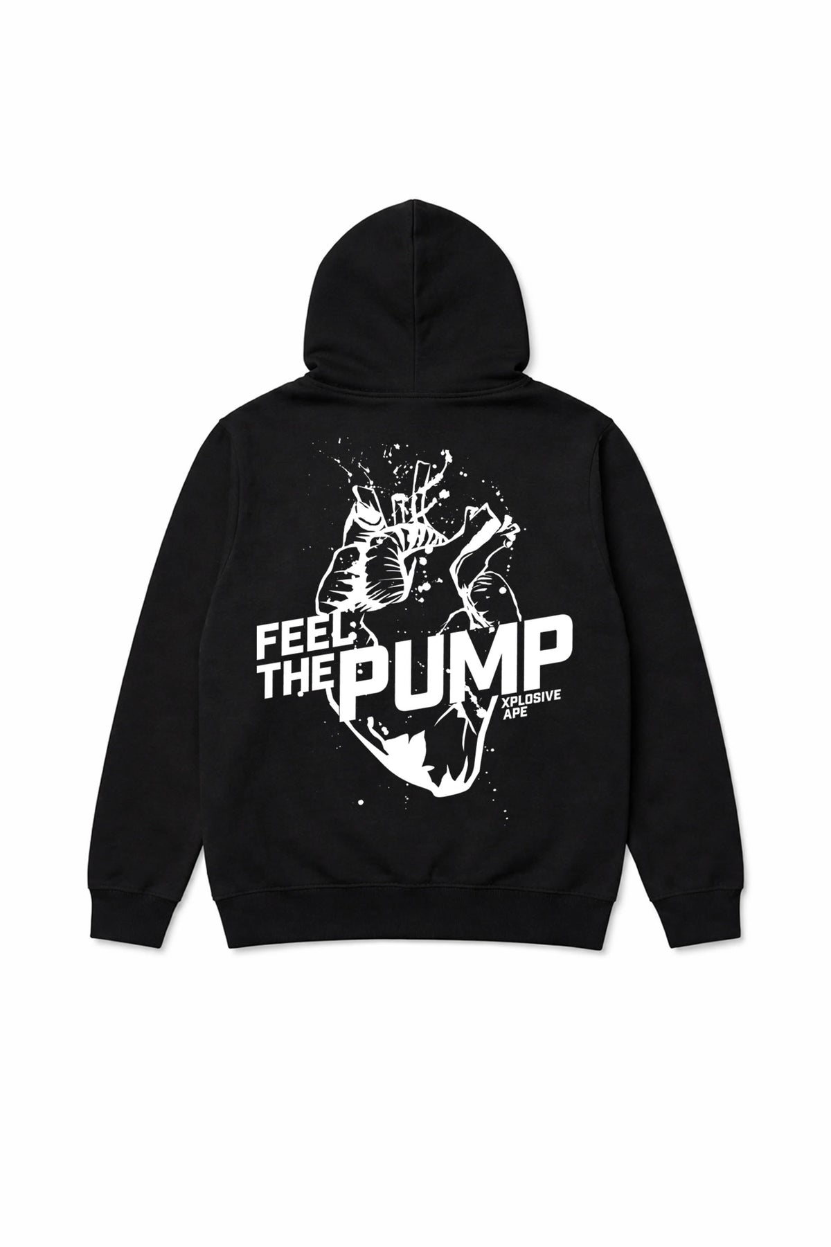 XAPE Feel The Pump Hoodie - Black
