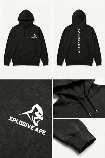 XAPE Futuristic V2 String Hoodie - Black