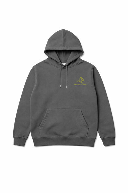 XAPE Futuristic V2 String Hoodie - Charcoal
