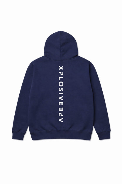 XAPE Futuristic V2 String Hoodie - Navy