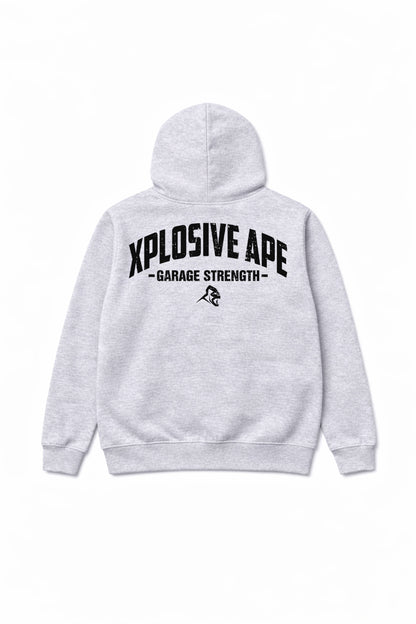 XAPE Garage Strength V2 String Hoodie - Sports Grey