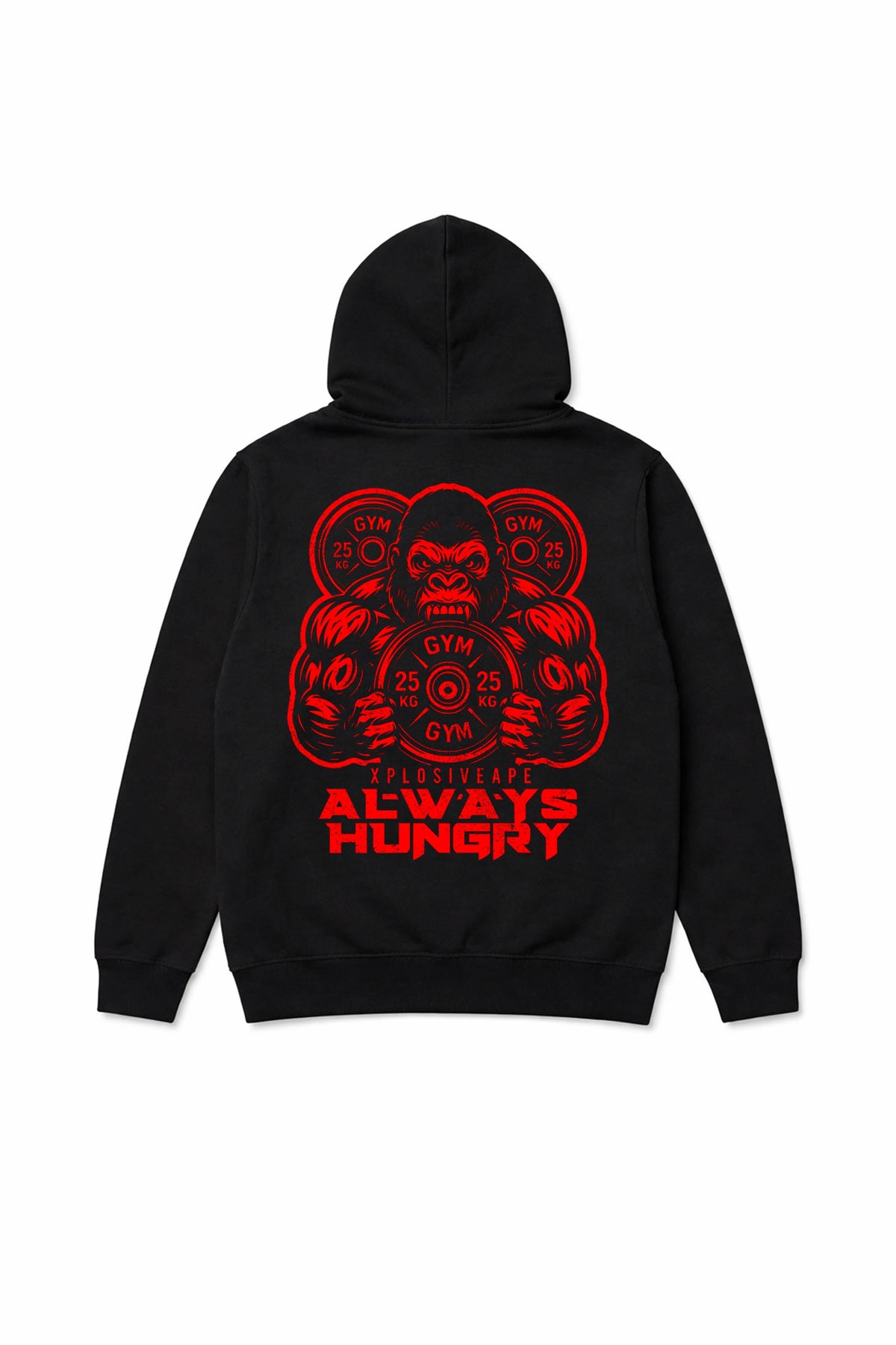 XAPE Hangry String Hoodie - Black