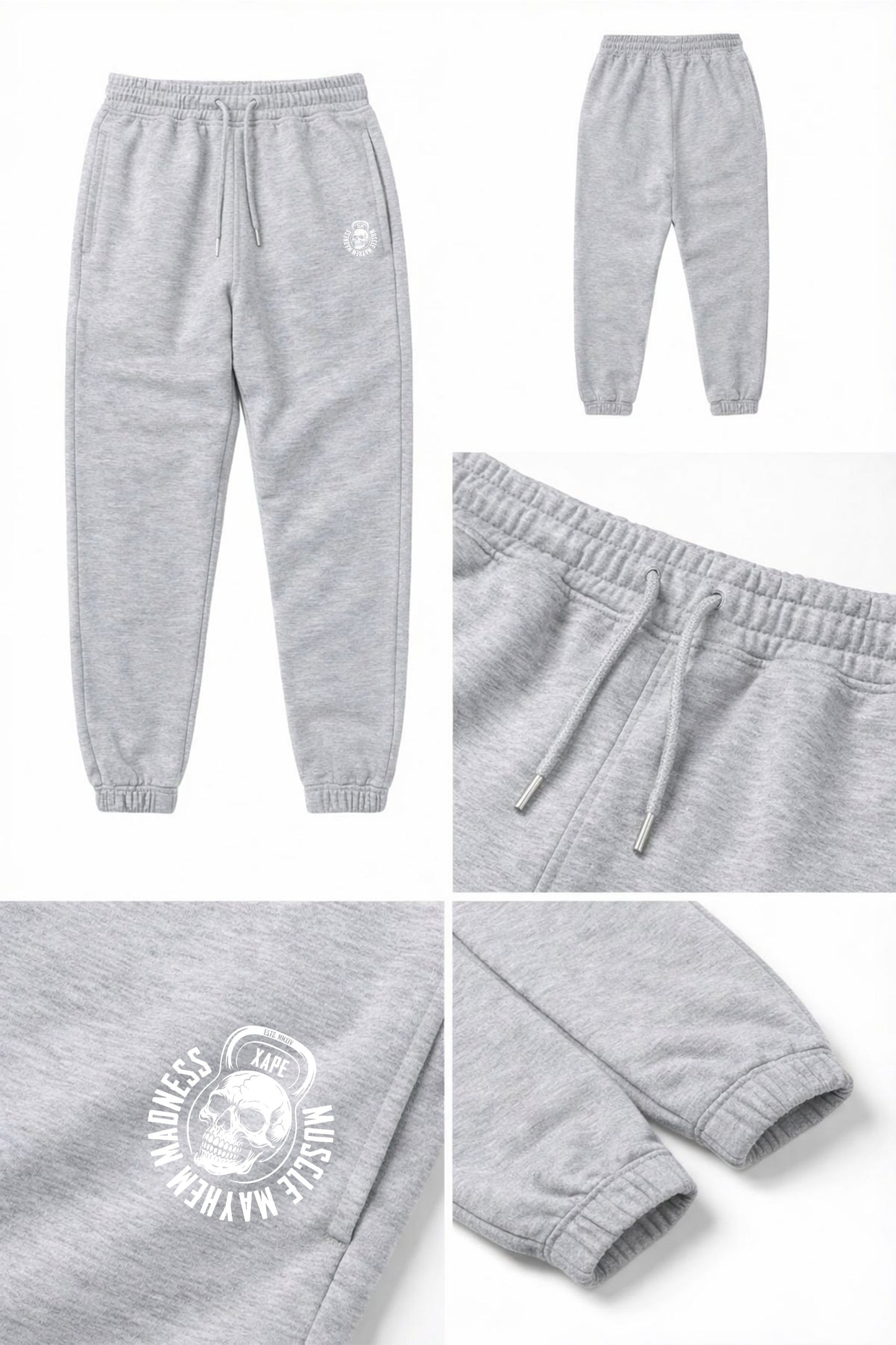 XAPE Hardwired Joggers - Heather Grey