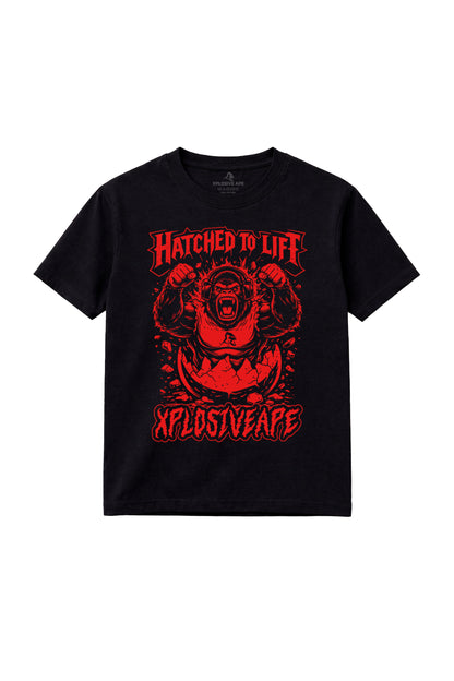 XAPE Hatched Tee - Black