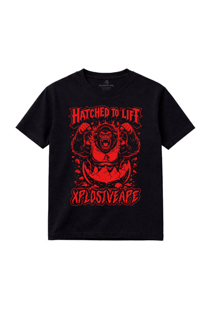 XAPE Hatched Tee - Black