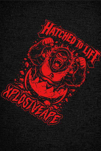 XAPE Hatched Tee - Black