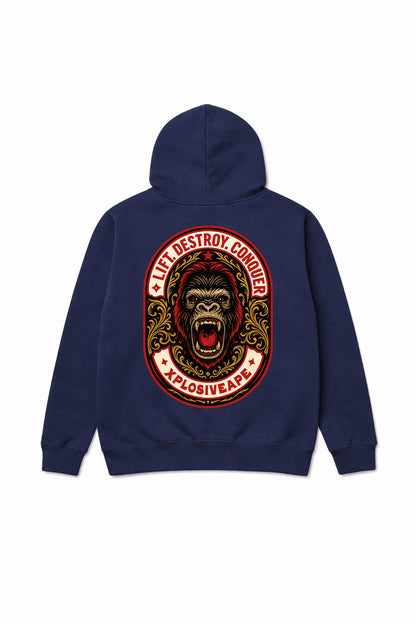 XAPE Heritage String Hoodie - Navy