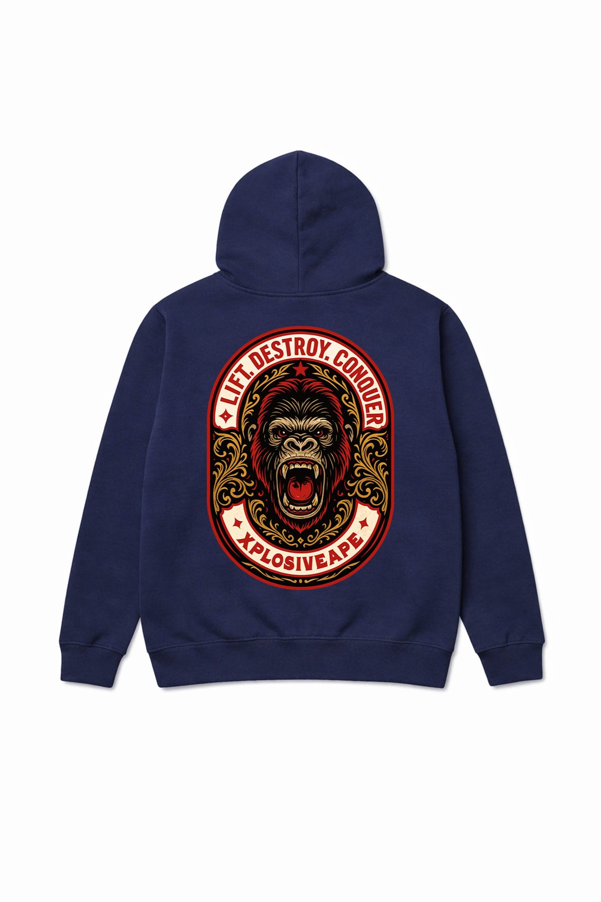 XAPE Heritage String Hoodie - Navy