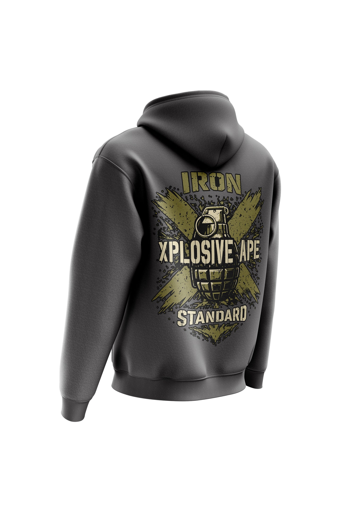 XAPE Iron Hoodie - Charcoal