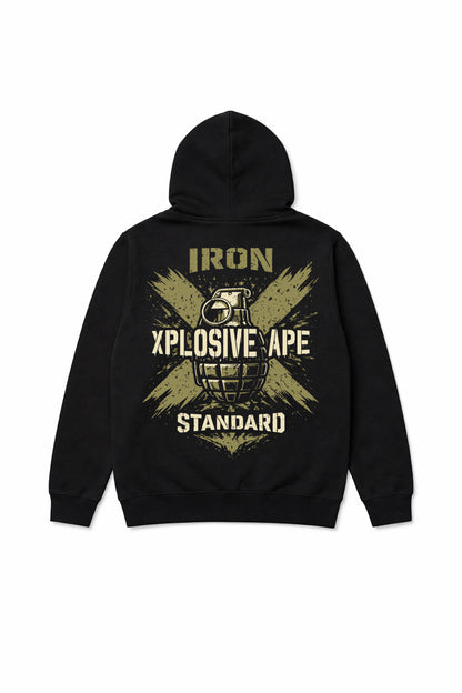 XAPE Iron Hoodie - Black