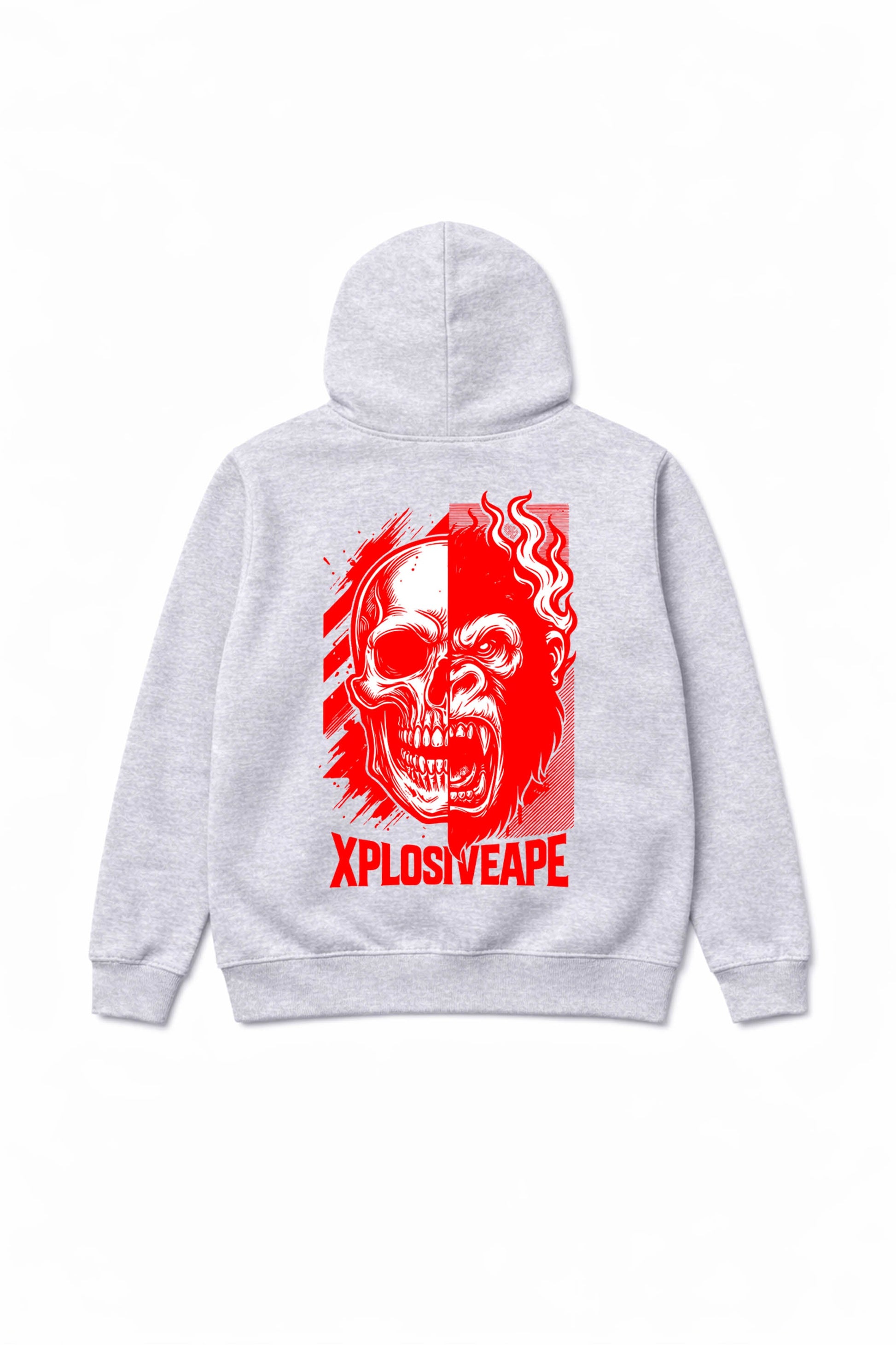 XAPE Juggernaut String Hoodie - Sports Grey