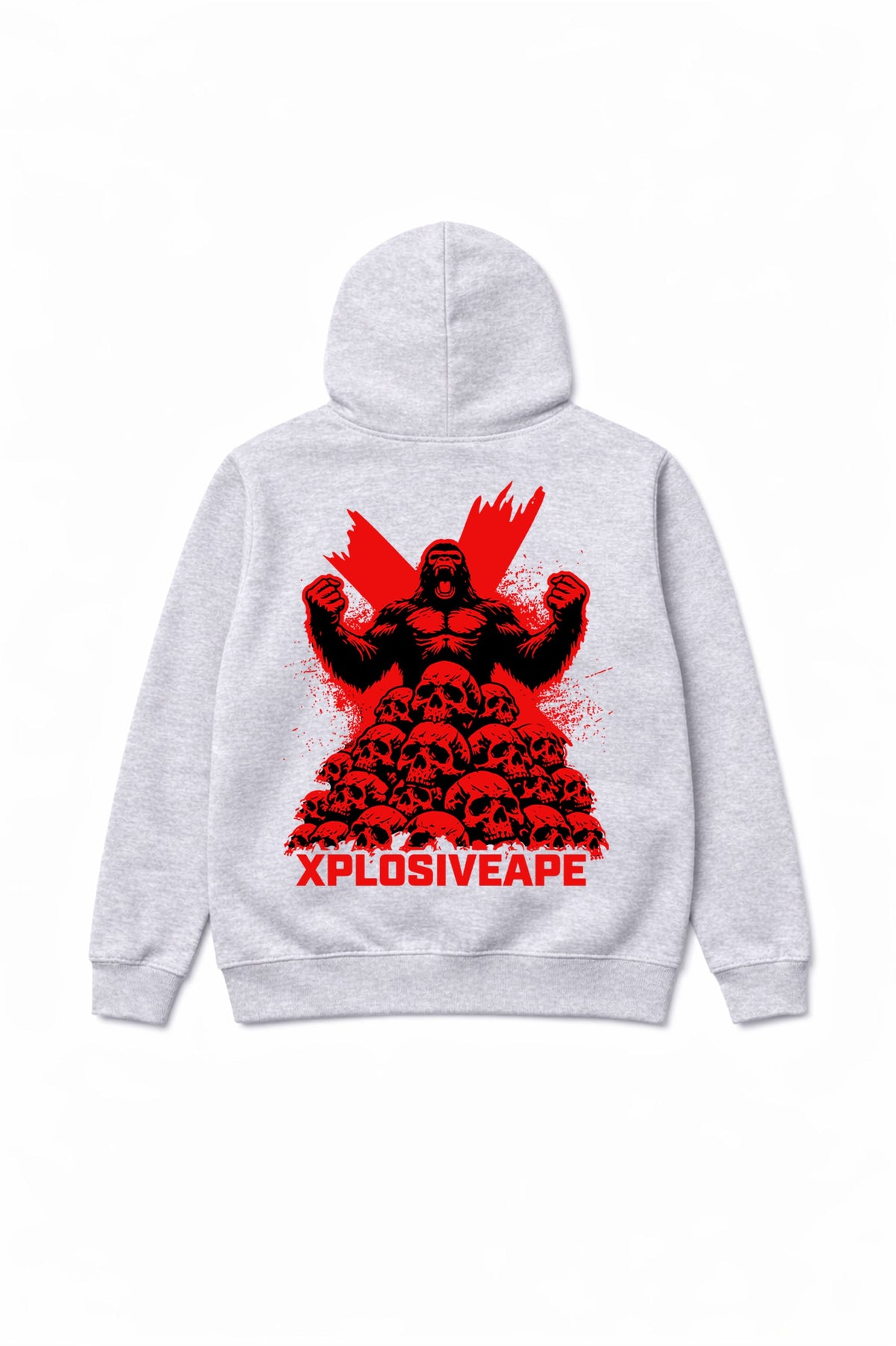 XAPE King Hoodie - Heather Grey