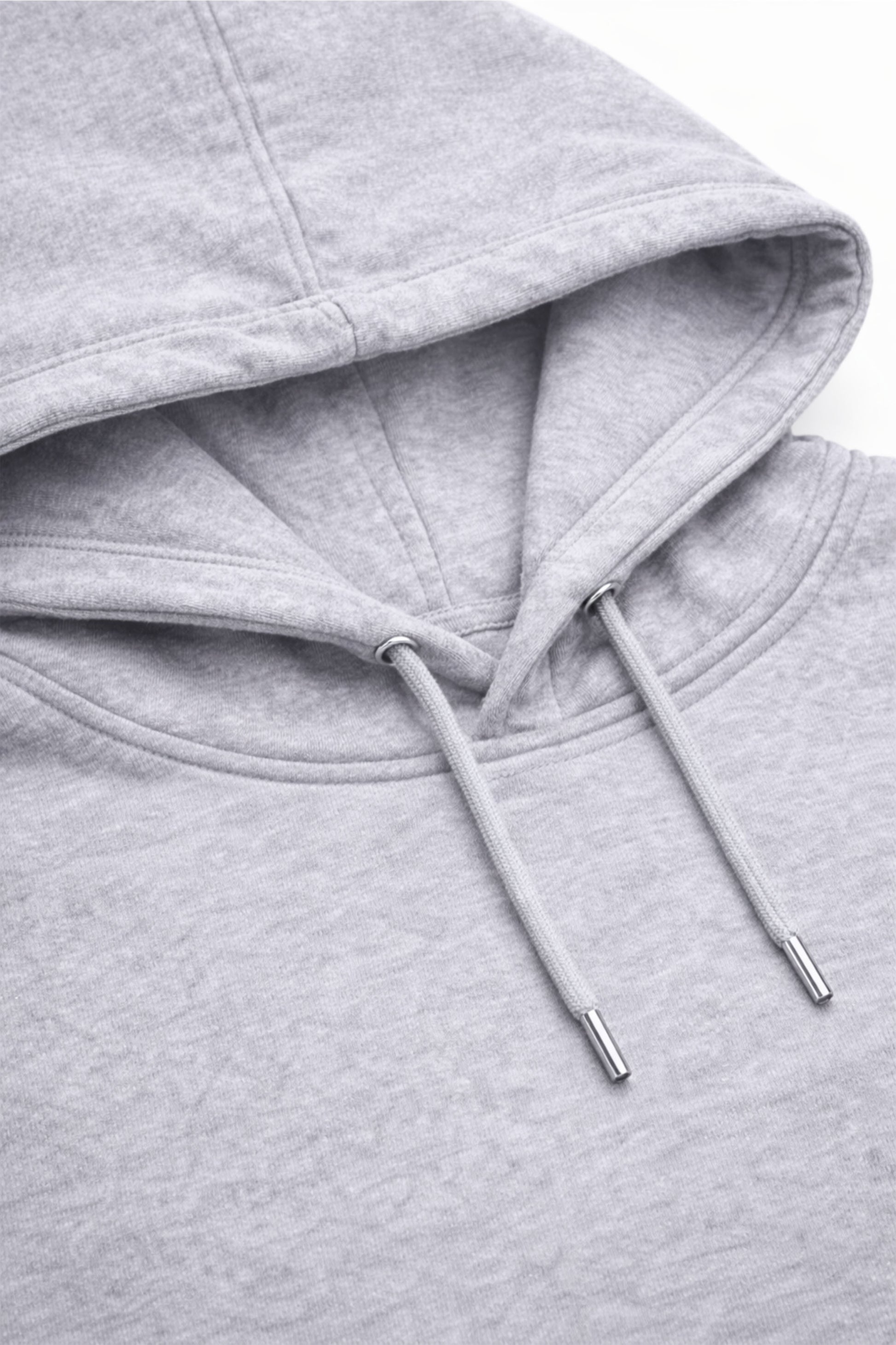 XAPE Original Logo V2 String Hoodie - Heather Grey