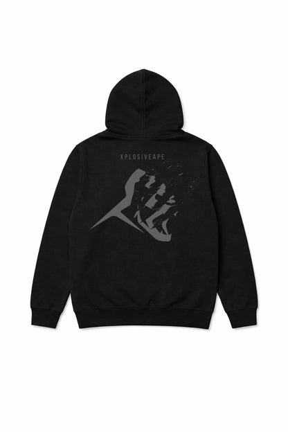 XAPE Rage Claw String Hoodie - Black