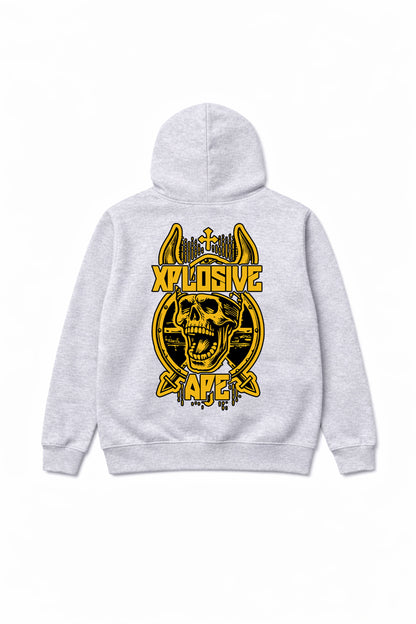 XAPE Raider Hoodie - Heather Grey