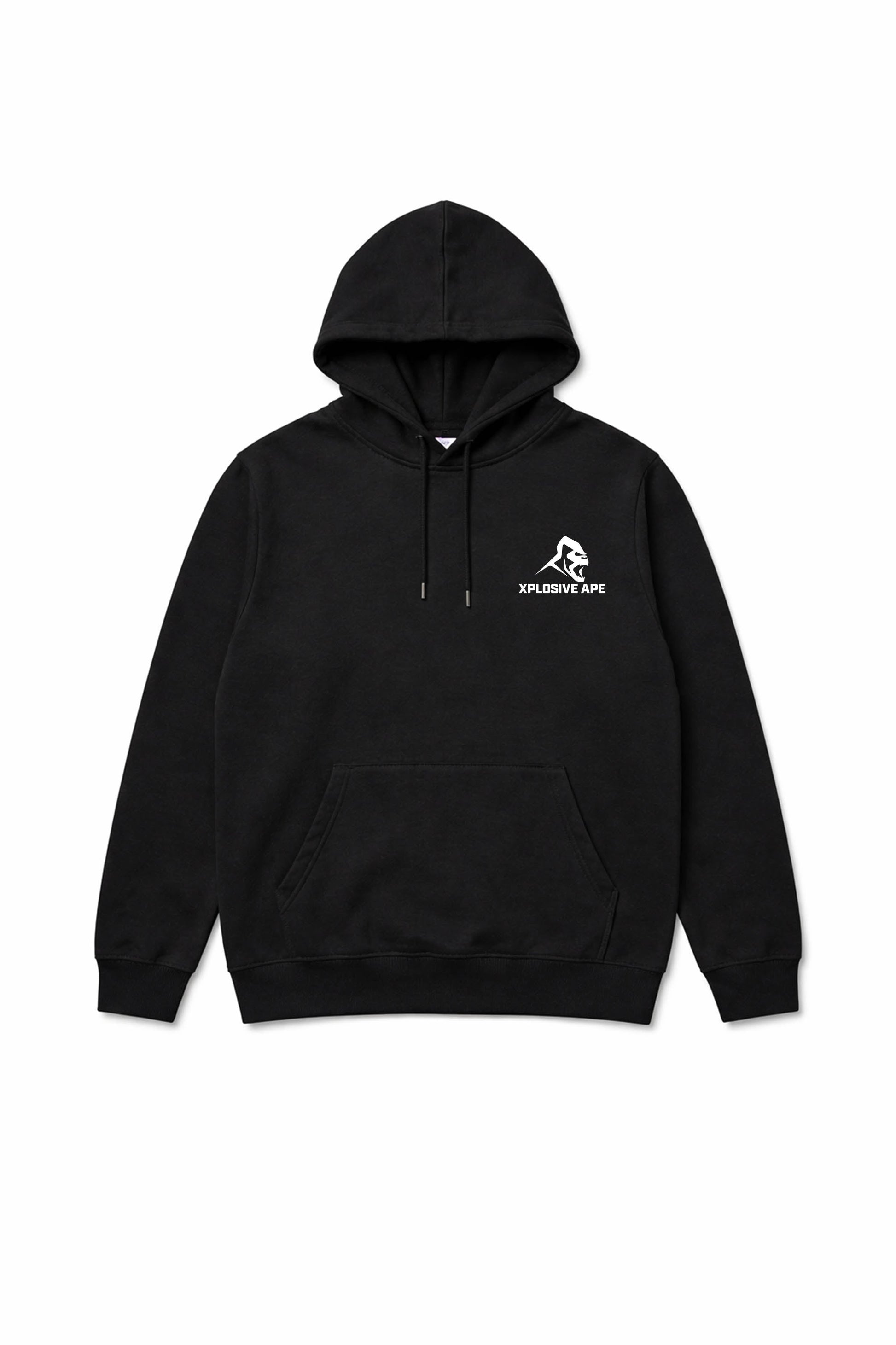 XAPE Ride or Die String Hoodie - Black