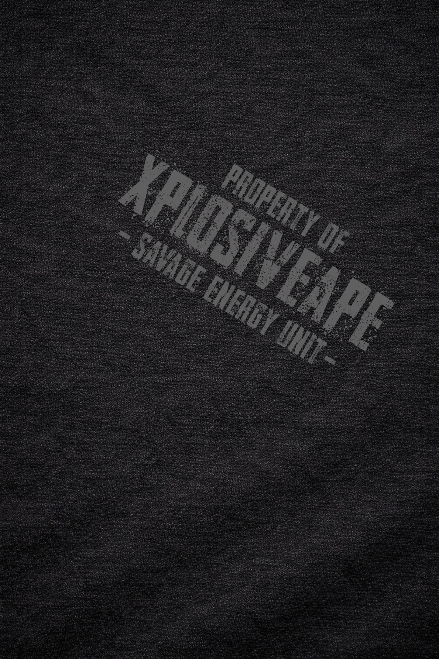 XAPE Savage Energy Unit String Hoodie - Black