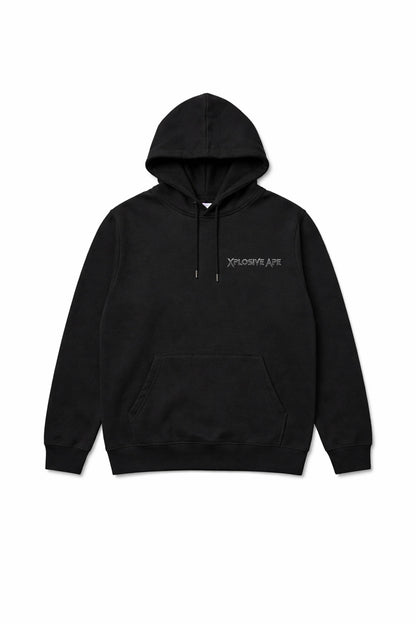 XAPE Shock Halo String Hoodie - Black