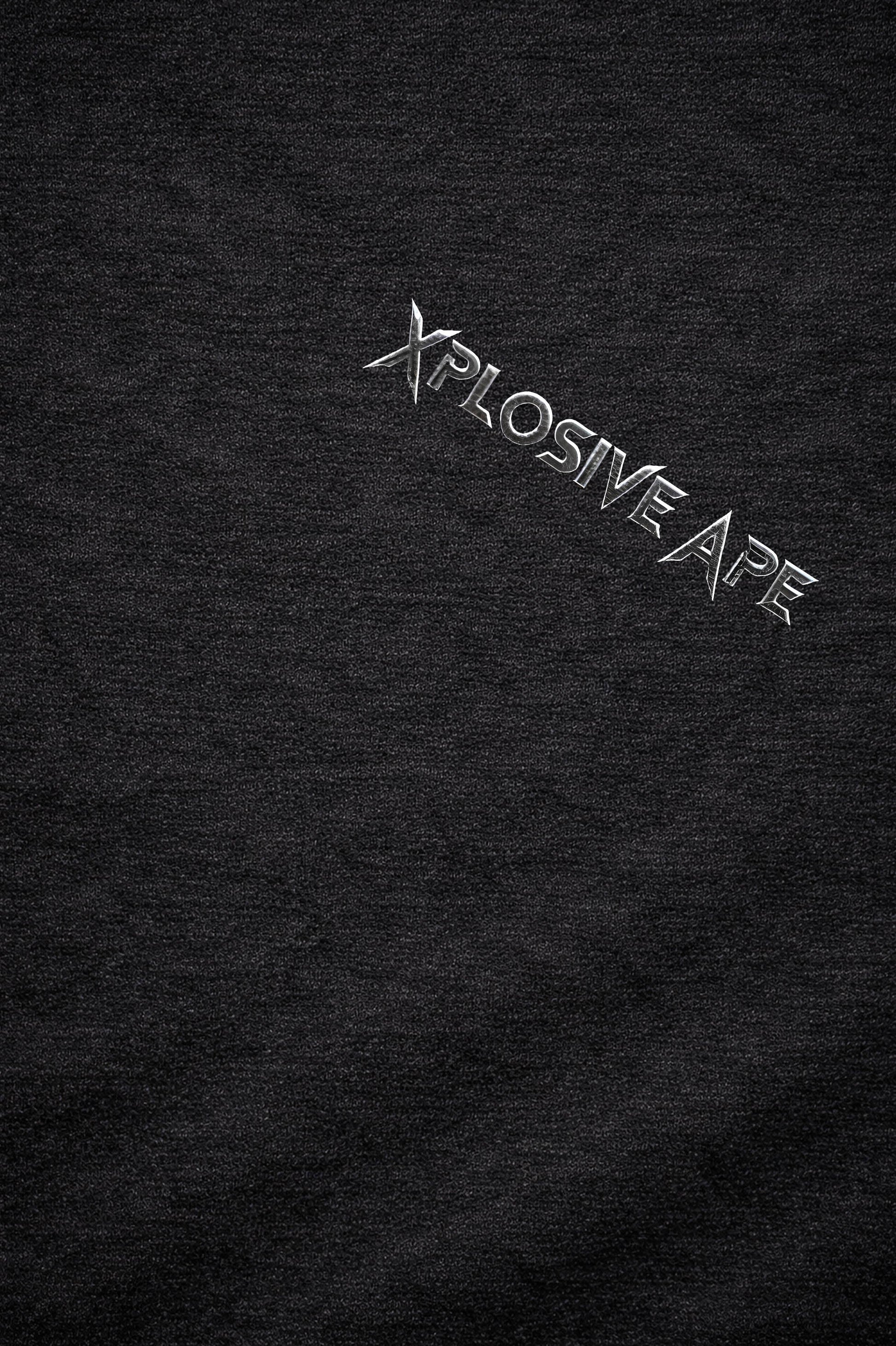 XAPE Shock Halo String Hoodie - Black