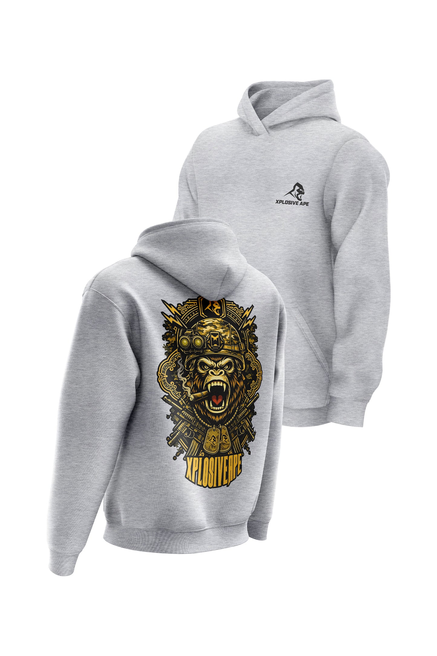 XAPE Shotgun Hoodie - Sports Grey