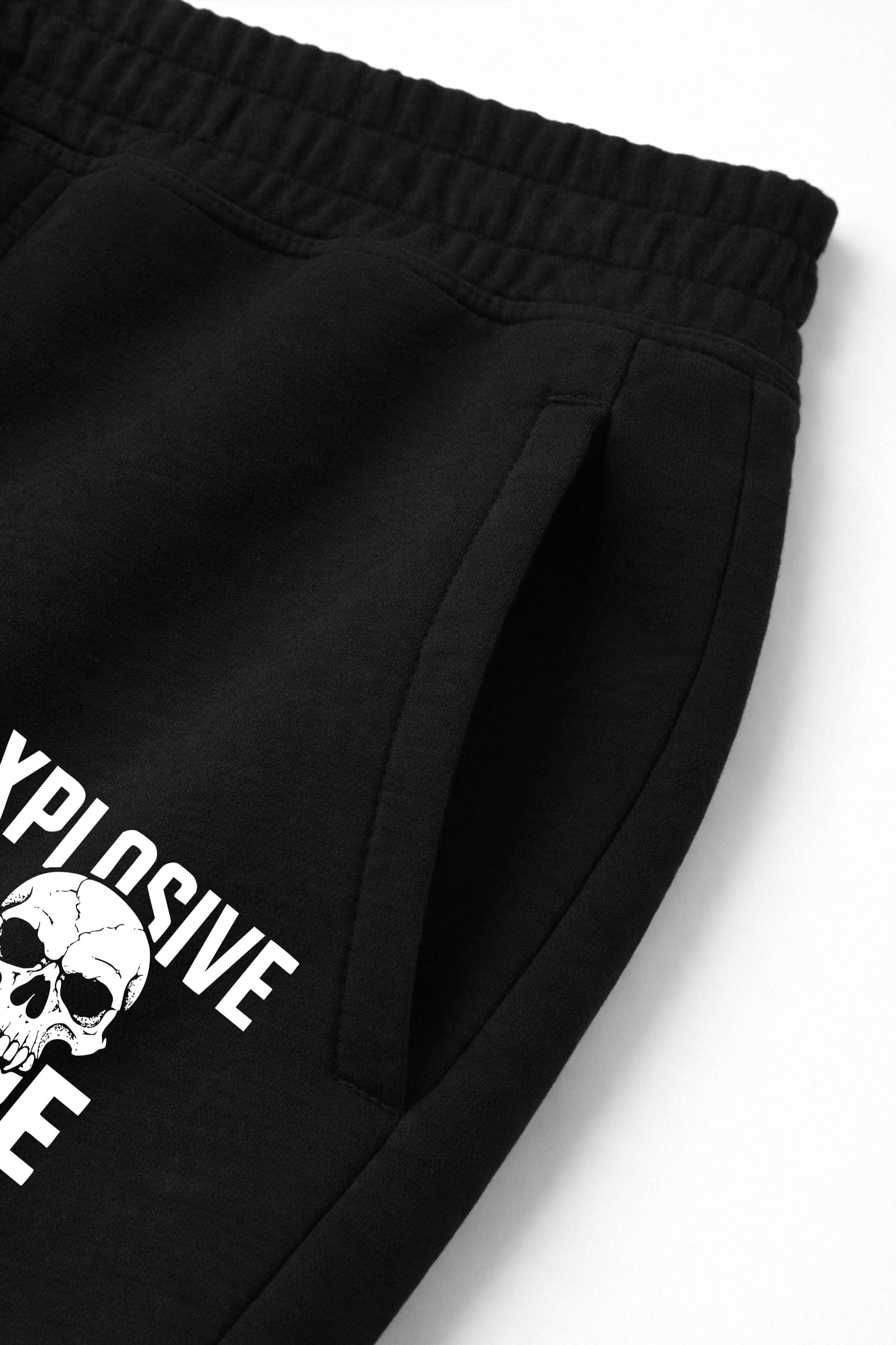 XAPE Skull Force Joggers - Black