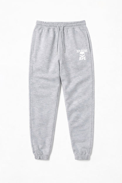 XAPE Skull Force Joggers - Heather Grey