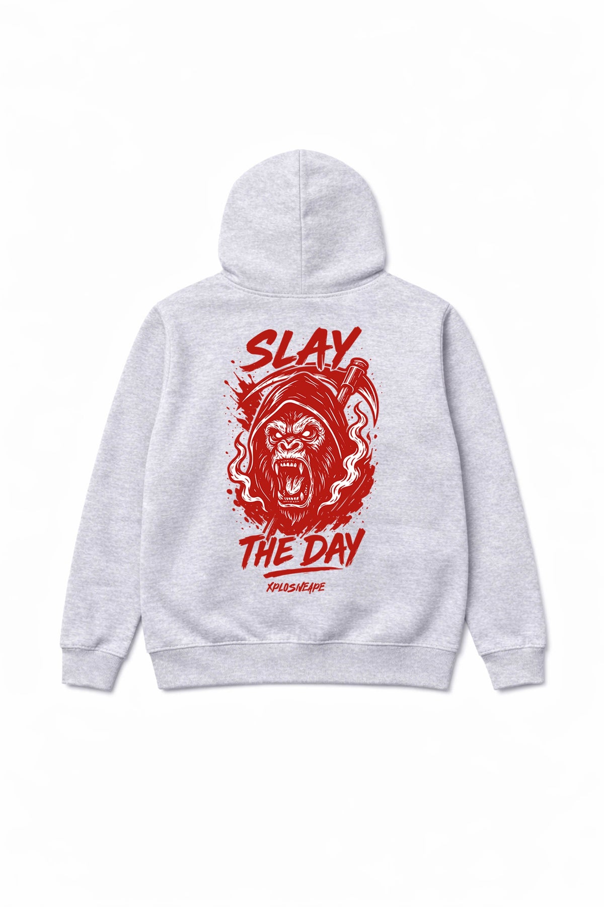 XAPE Slayer String Hoodie - Sports Grey