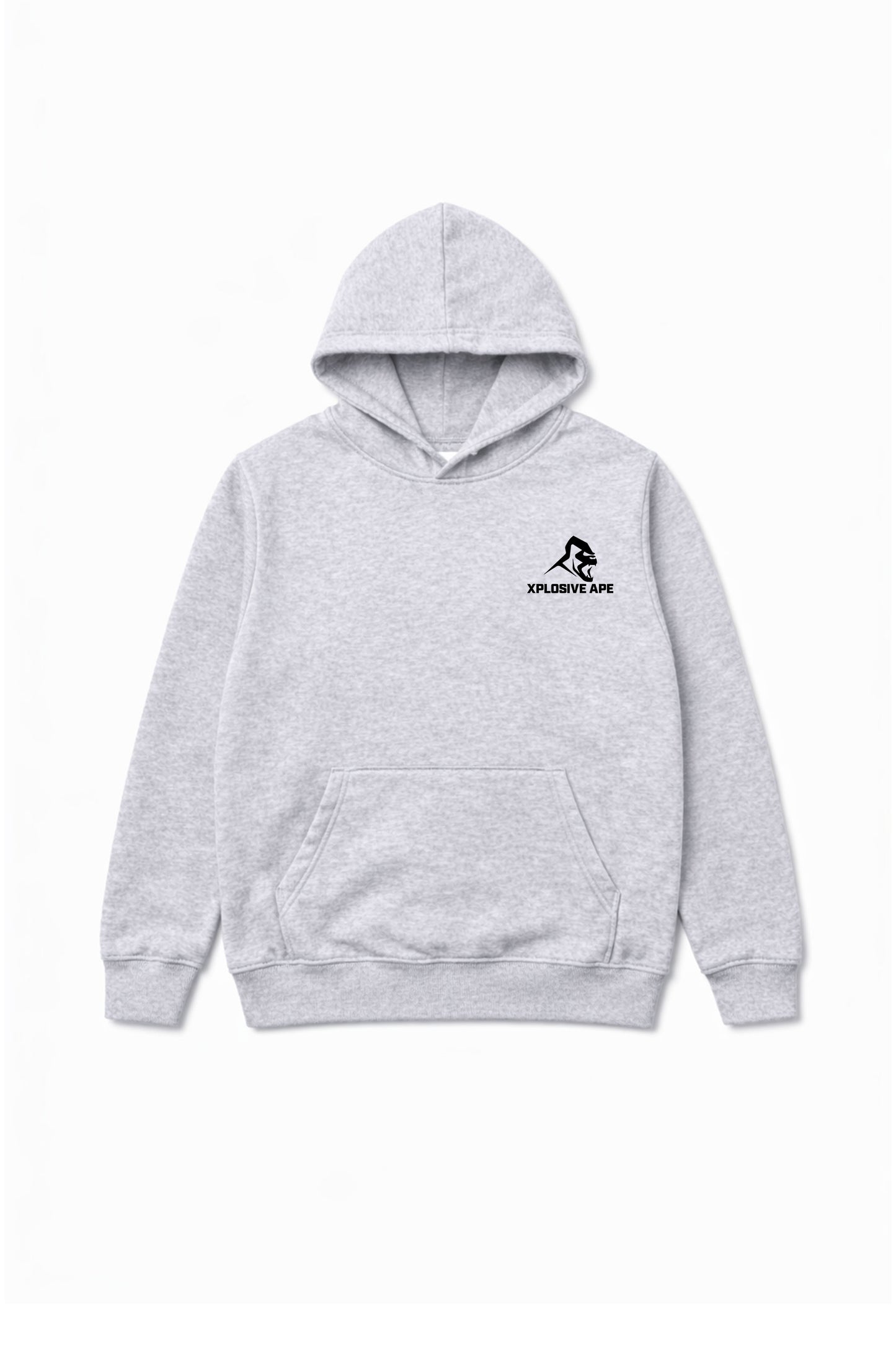 XAPE Splatter Graffiti V3 Hoodie - Heather Grey