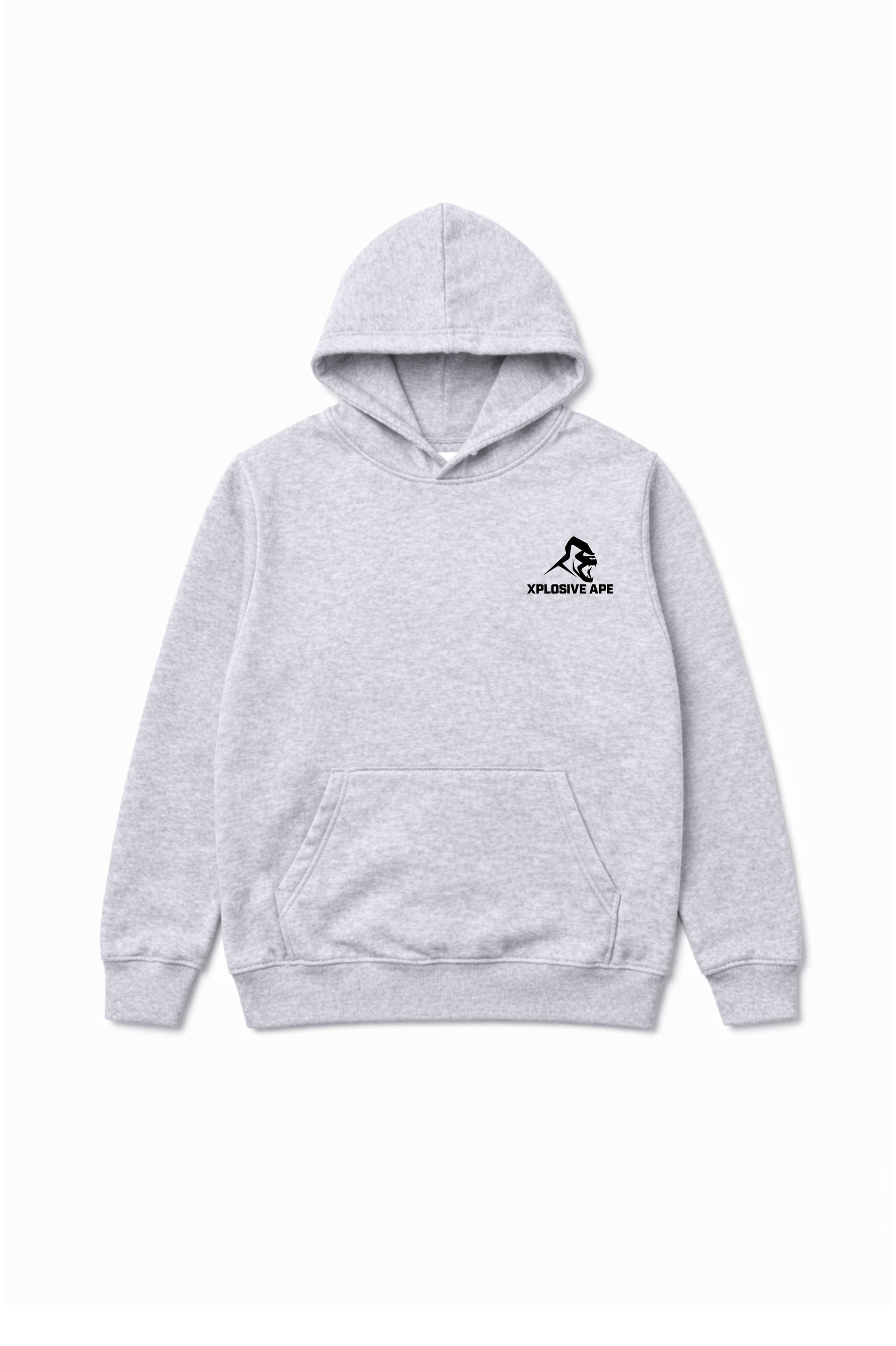XAPE Splatter Graffiti V3 Hoodie - Heather Grey