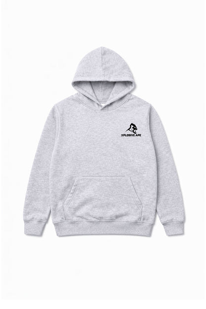 XAPE Splatter Graffiti V3 Hoodie - Heather Grey