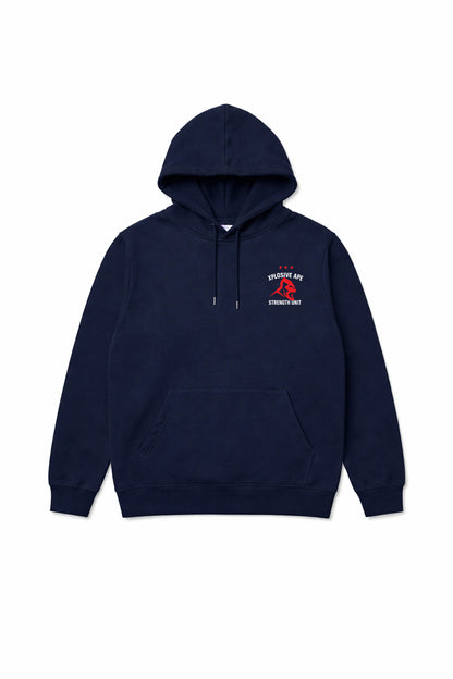 XAPE Strength Unit String Hoodie - Navy
