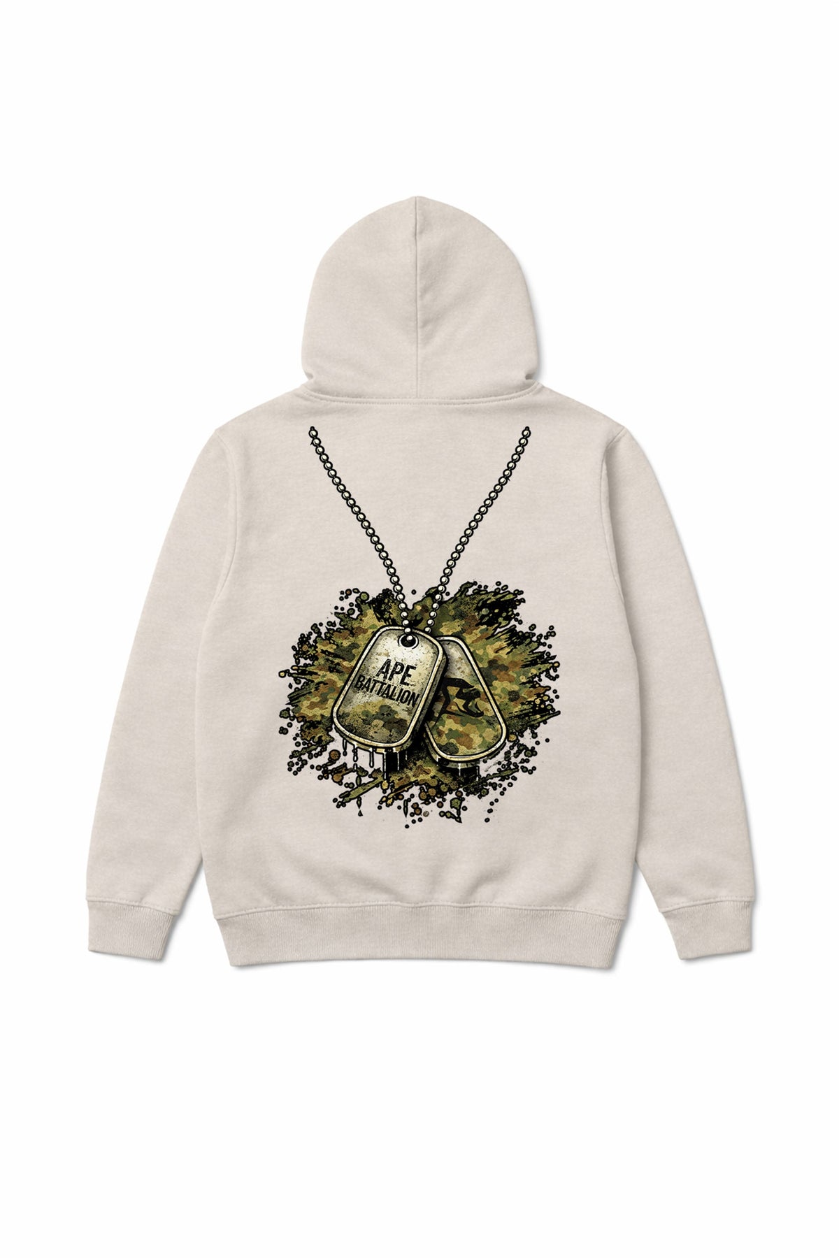 XAPE Tag Hoodie - Stone
